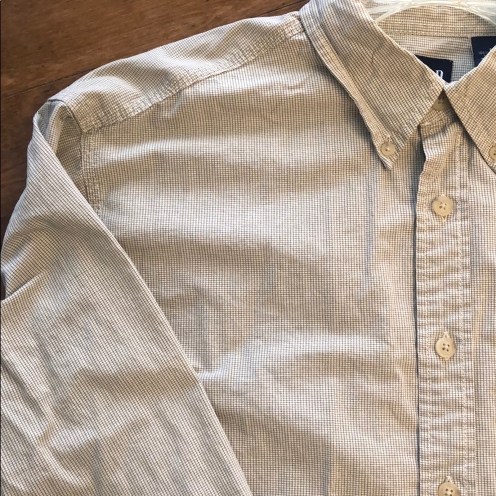 GAP button down shirt, medium